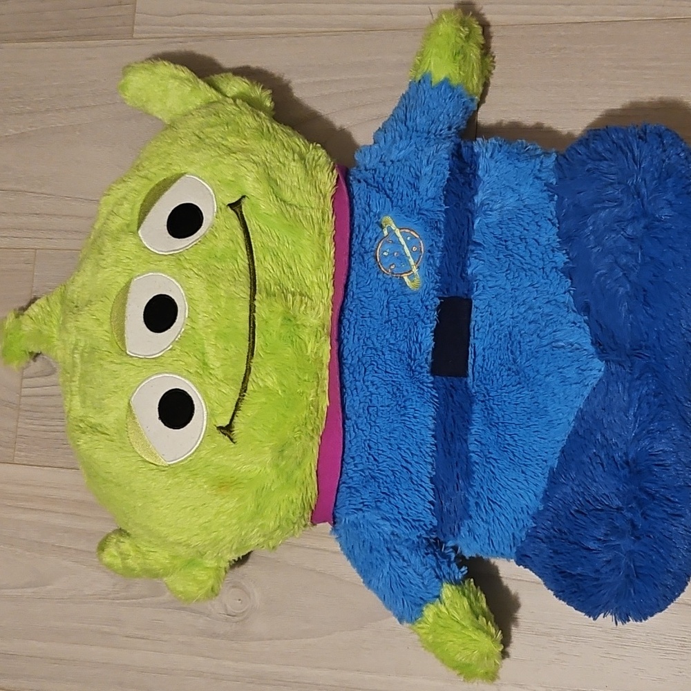 Disney Green and Blue Alien Plush